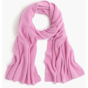 NWT-ONE SIZE-J.Crew Ribbed cashmere scarf